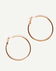 Caprice Paris - Wholesale Hoop Earrings - Sabrina Gold Large Fine Creoles | Handmade in France