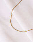 Victoire Collection - Wholesale Link & Chain Necklace - Gold stainless steel twisted chain necklace3
