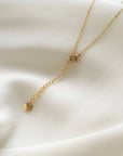 Victoire Collection - Wholesale Pendant/Charm Necklace - Stainless steel necklace with star pendant set with zircons