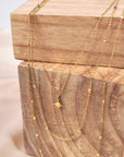 Victoire Collection - Wholesale Pendant/Charm Necklace - Fine triple row necklace, chains, star pendant