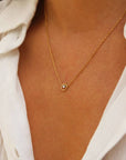 Caprice Paris - Wholesale Pendant/Charm Necklace - Emma fine rhinestone pendant necklace | Handmade in France