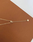 Victoire Collection - Wholesale Link & Chain Necklace - Fine double row chain necklace/Minimalist women's necklace2