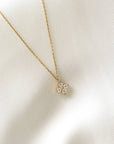 Victoire Collection - Wholesale Pendant/Charm Necklace - Stainless steel necklace with star pendant set with zircons