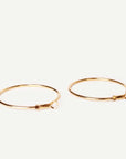 Caprice Paris - Wholesale Hoop Earrings - Sabrina Gold Large Fine Creoles | Handmade in France