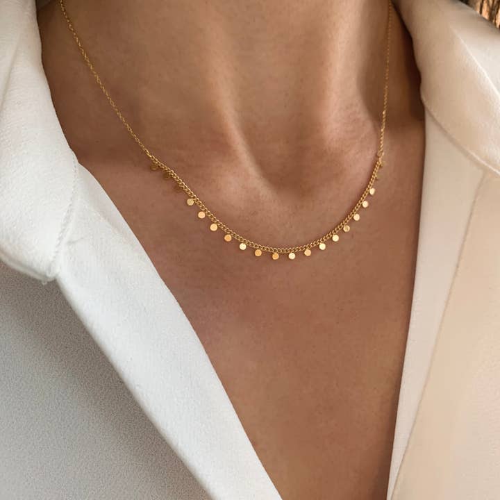 Victoire Collection - Wholesale Link & Chain Necklace - Stainless steel necklace gold chain