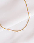 Victoire Collection - Wholesale Link & Chain Necklace - Gold stainless steel twisted chain necklace1