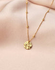Victoire Collection - Wholesale Pendant/Charm Necklace - Stainless steel necklace, round pendant