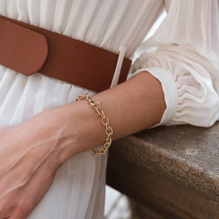 Waekura - Wholesale Link &amp; Chain Bracelet - Ninon bracelet2