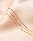 Victoire Collection - Wholesale Link & Chain Bracelet - Women's steel bracelet with three fine chains