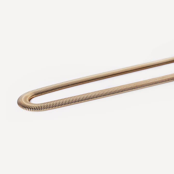 Caprice Paris - Wholesale Link & Chain Necklace - Simone Gold Snake Chain Necklace | Jewelry handmade in France1