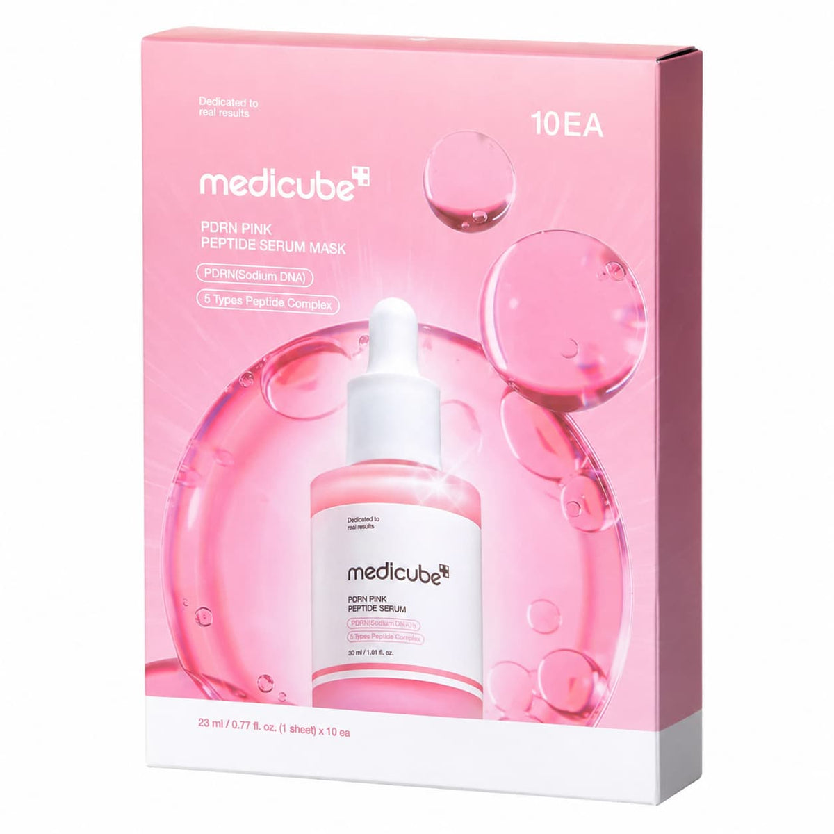 Medicube – PDRN Pink Peptide Serum Mask, 10sheets
