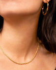 Caprice Paris - Wholesale Link & Chain Necklace - Monique Gold Choker Necklace | Handmade Jewelry in France