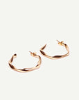 Caprice Paris - Wholesale Hoop Earrings - Séréna Or mini twisted hoop earrings | Handmade in France1