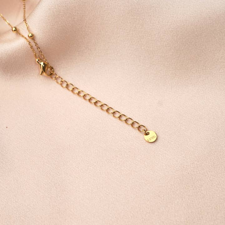 Victoire Collection - Wholesale Pendant/Charm Necklace - Fine necklace with black onyx stone pendant5